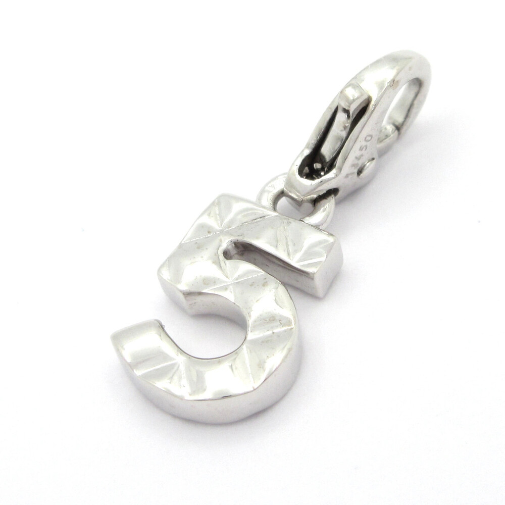 Chanel No. 5 18K White Gold Pendant #372084C99B